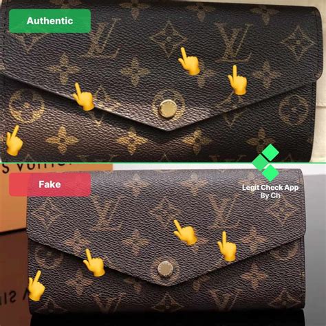 how to tell if its a real louis vuitton wallet